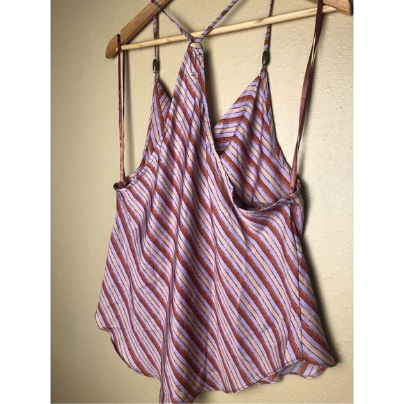 NWT Free People Conch Shell Combo  Stevie Cowl Neck Tank Top size M - Picture 7 of 16